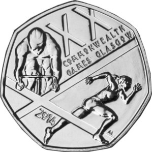 Commonwealth Games 50p