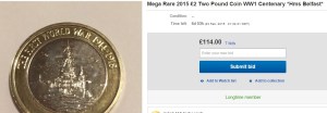 Ebay listing