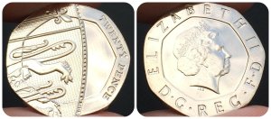 The undated 20p