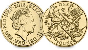 Next year's pound coin will be the very last round version before the new 12-sided shape in 2017