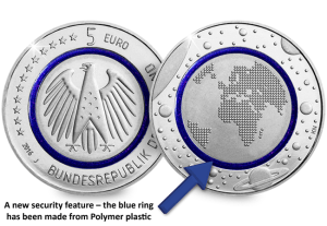 blue-planet-earth-german-5-euro-coin-arrow