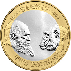 Your favourite historical coins - Charles Darwin £2