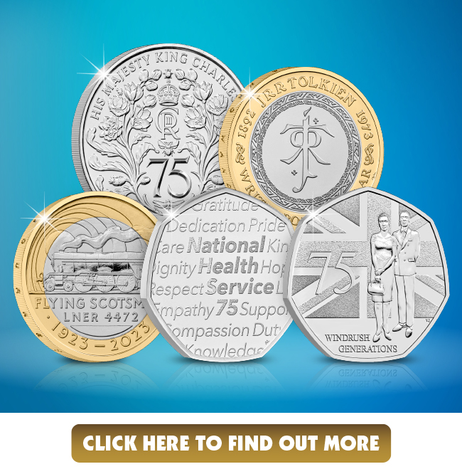 2023 King Charles III Coins in Annual Coin Set