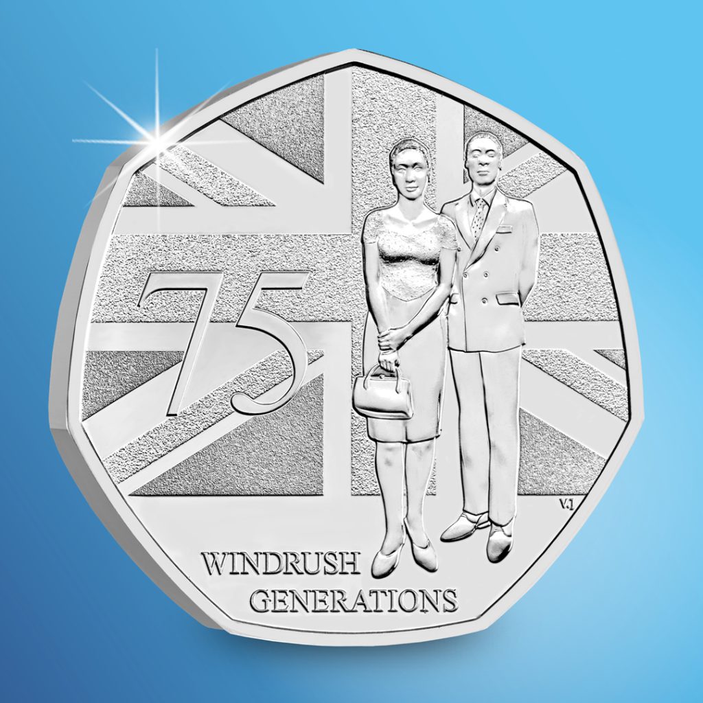 2023 UK Windrush Generation 50p