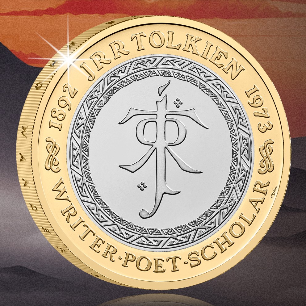 2023 UK J.R.R. Tolkien £2 reverse