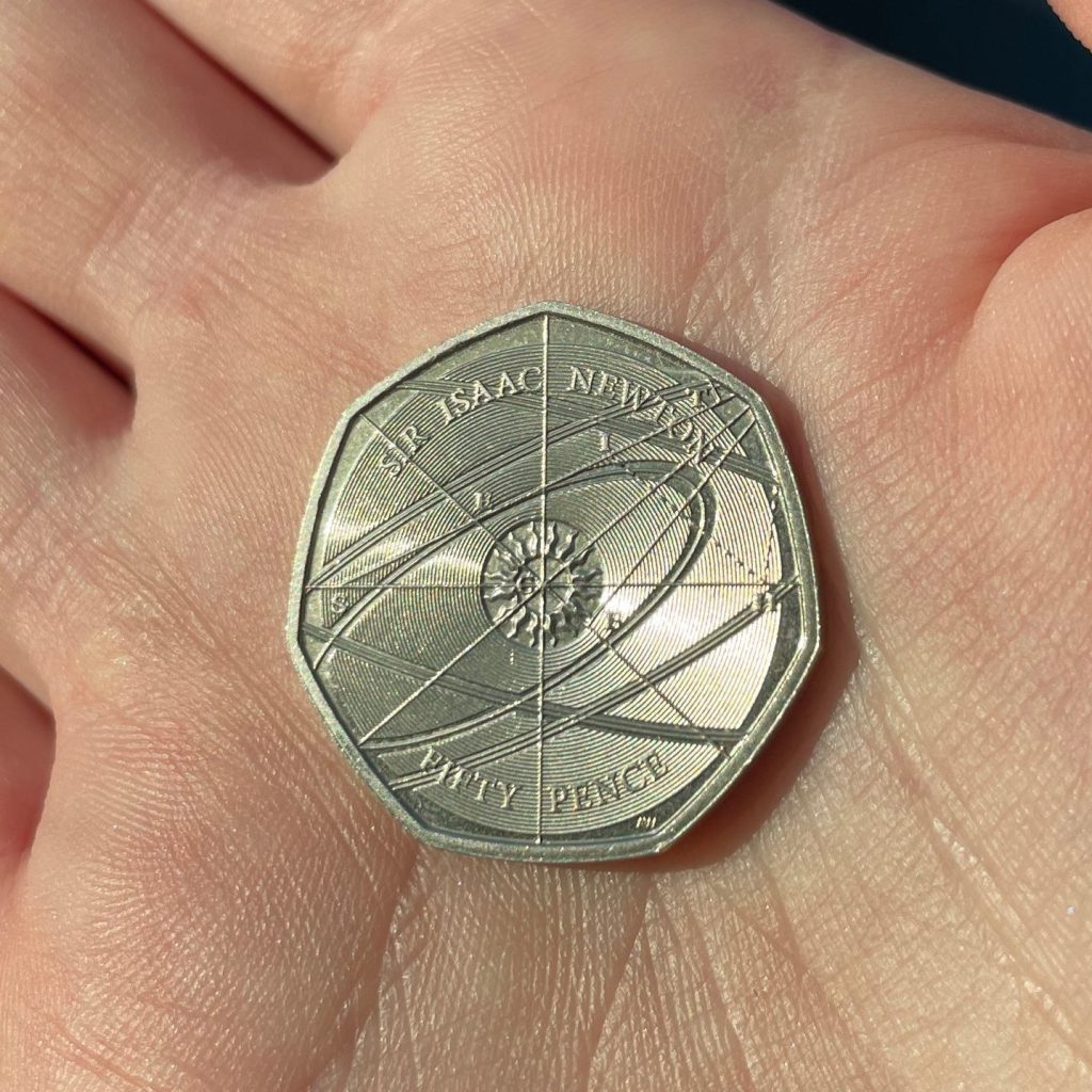 2017 Sir Isaac Newton 50p