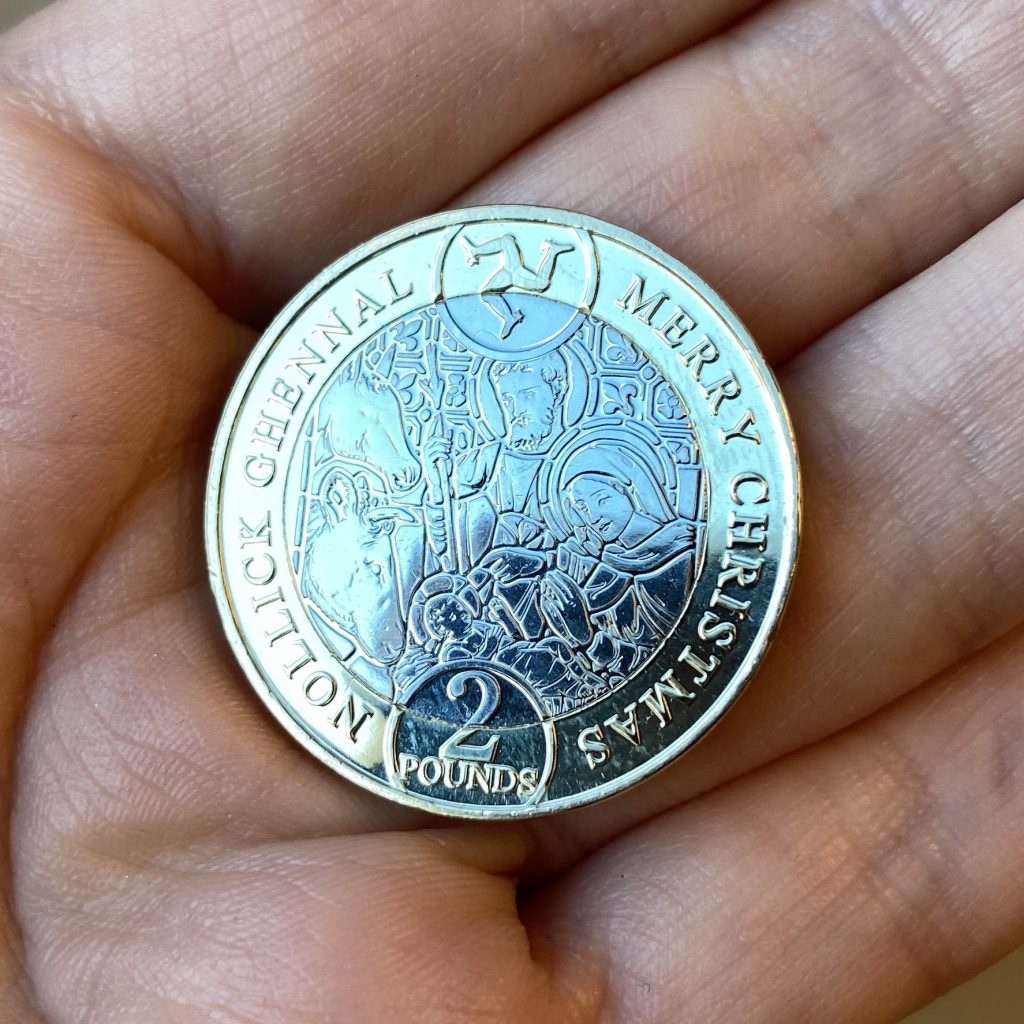 2021 Isle of Man Christmas £2