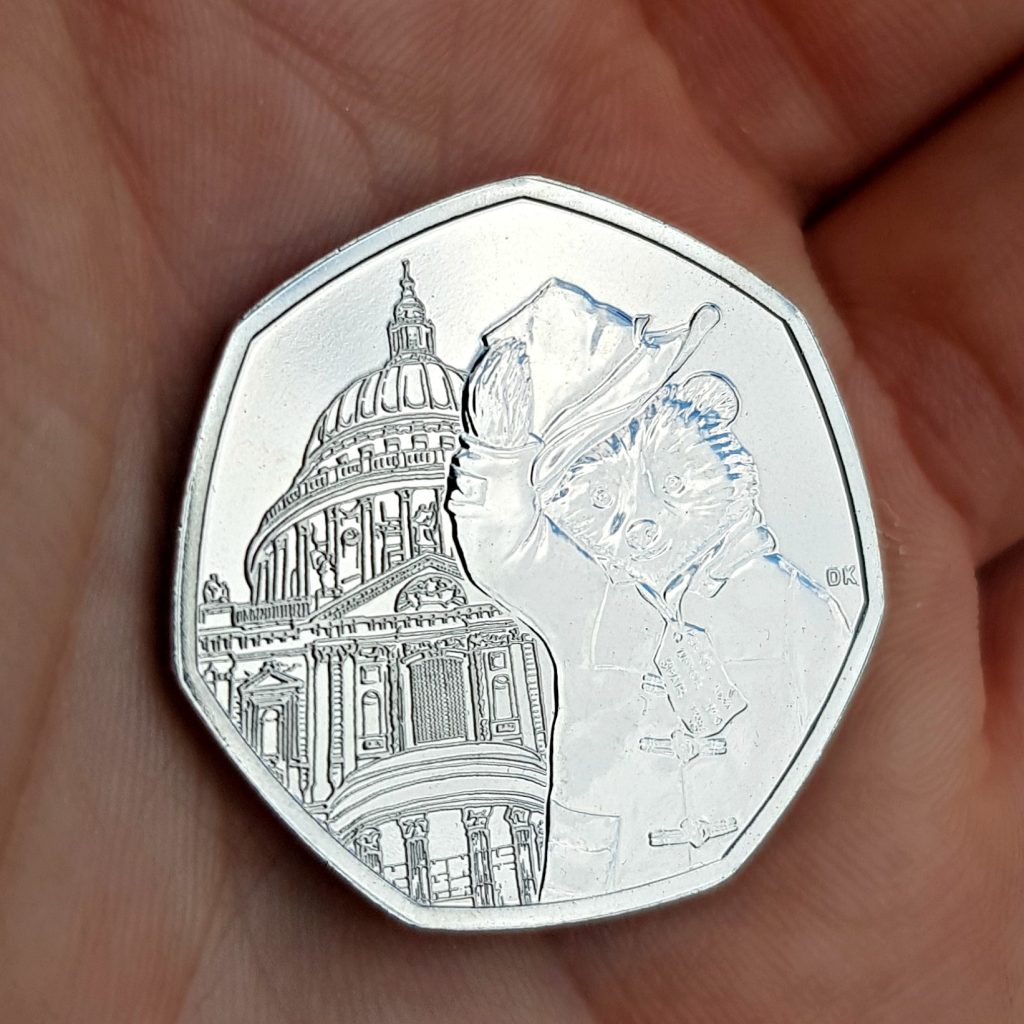 2019 Paddington at St Paul's Cathedral 50p