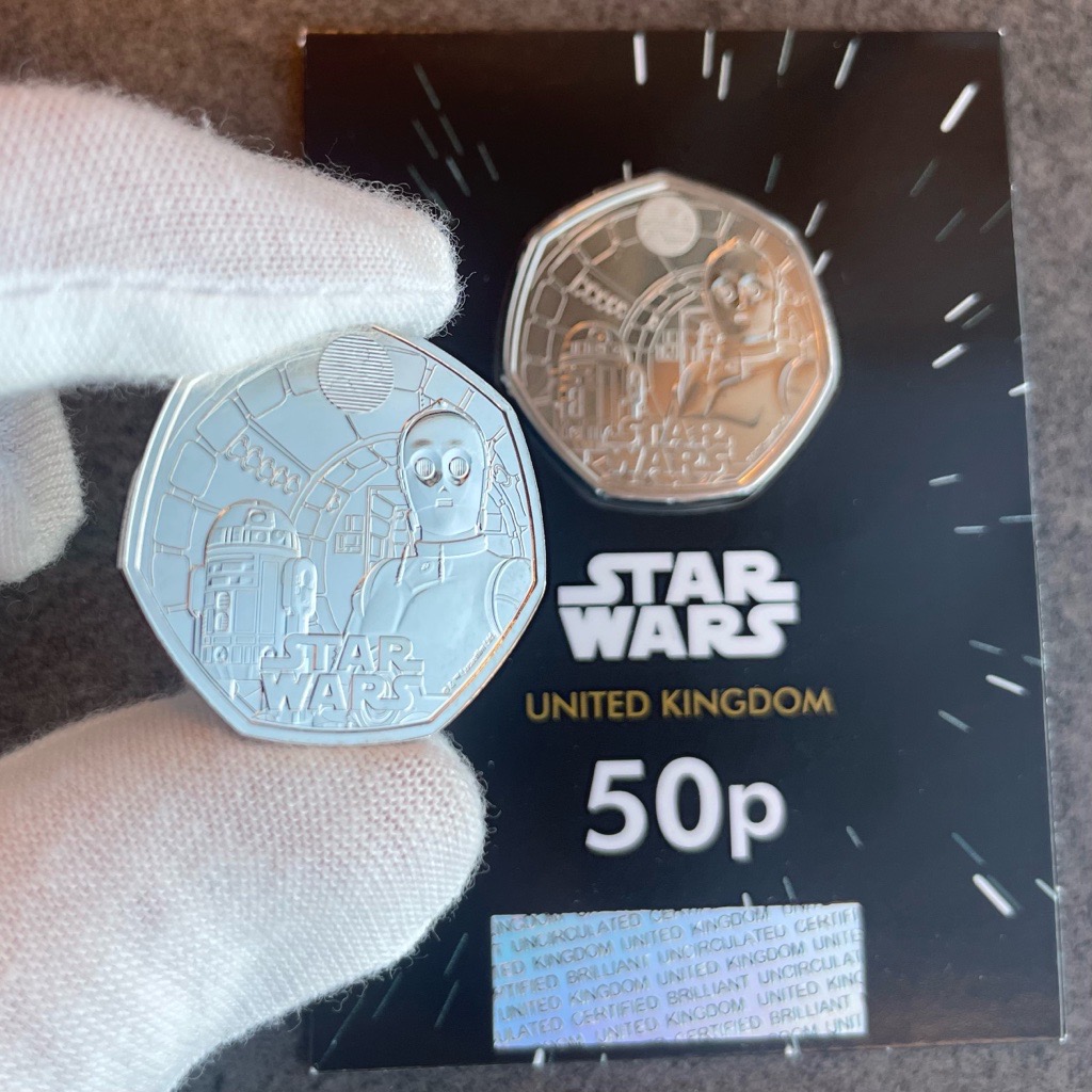 2023 UK R2-D2 & C-3PO 50p