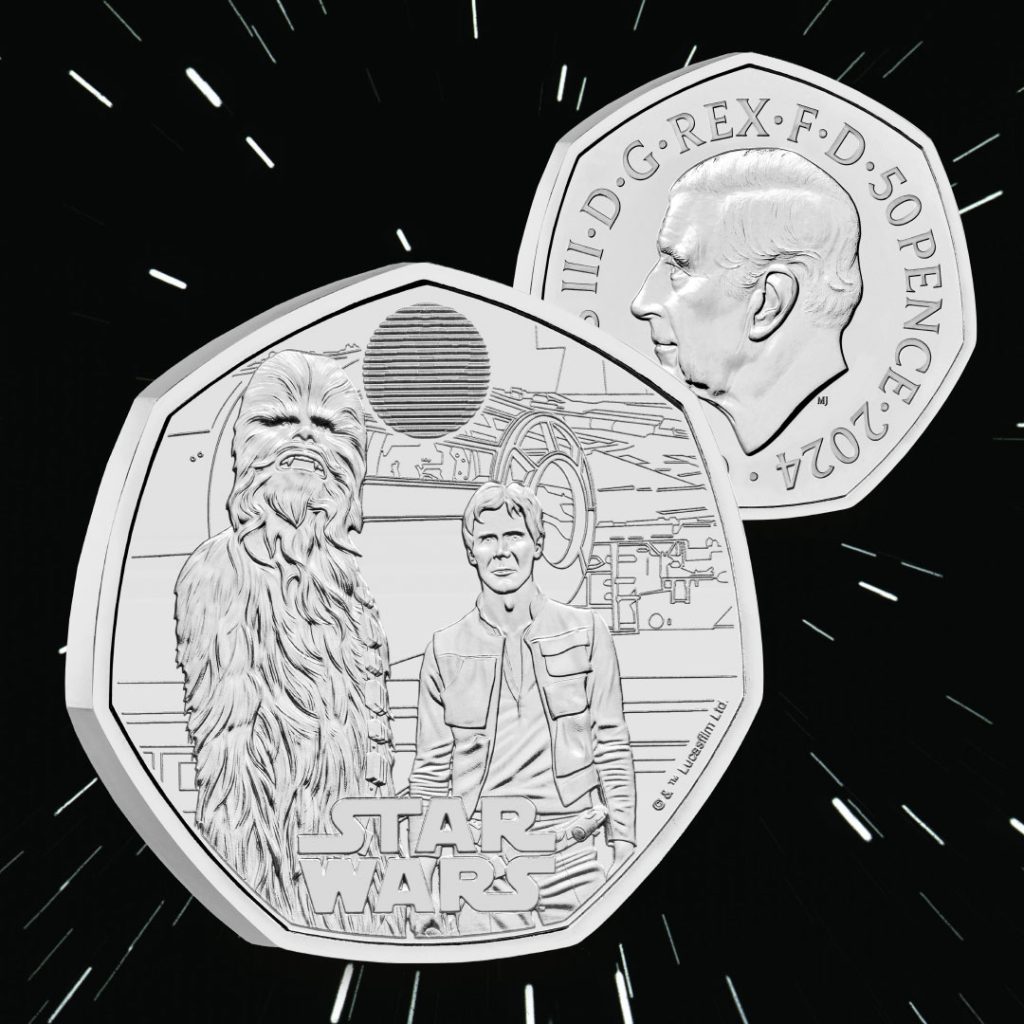 2024 UK Han Solo™ and Chewbacca™ 50p