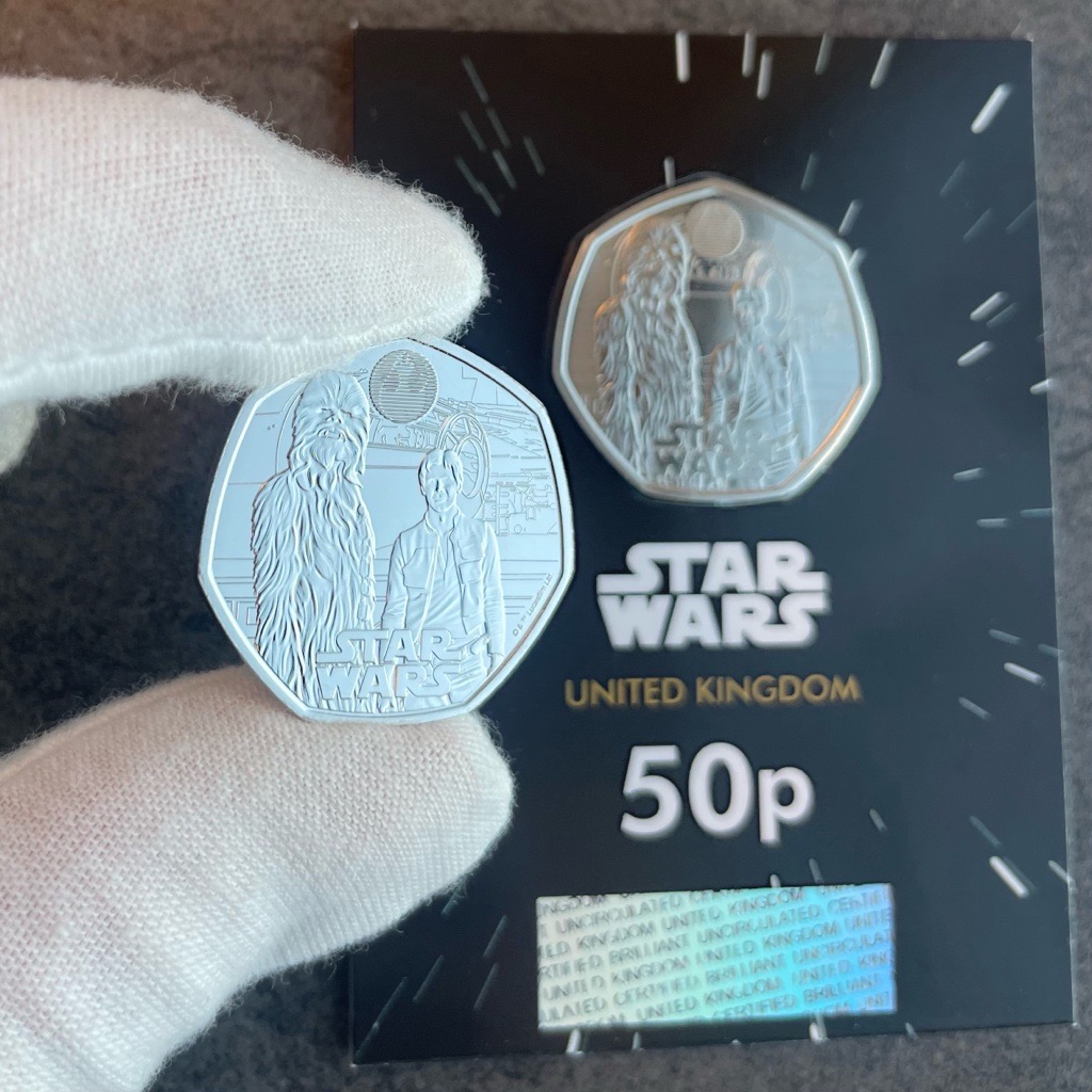 2024 UK Han Solo & Chewbacca 50p