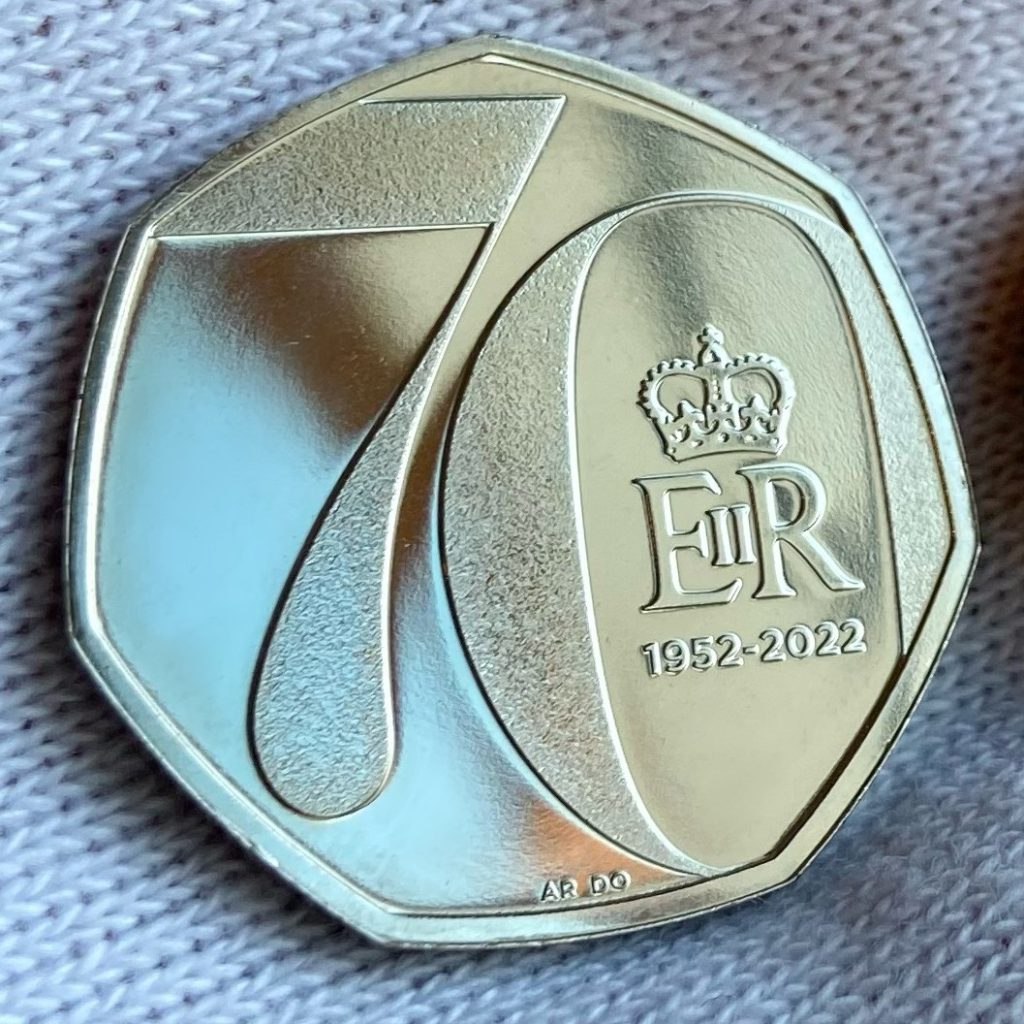 2022 Platinum Jubilee 50p