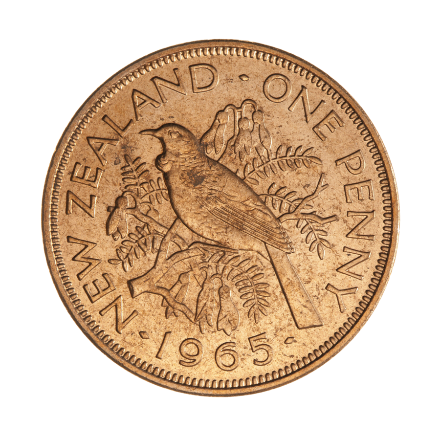 1965 New Zealand Penny