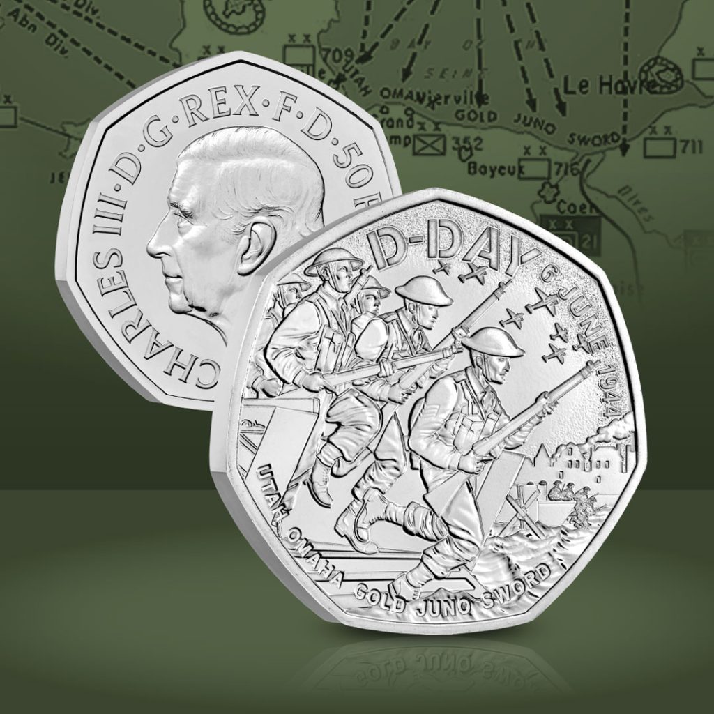 2024 UK D-Day 50p