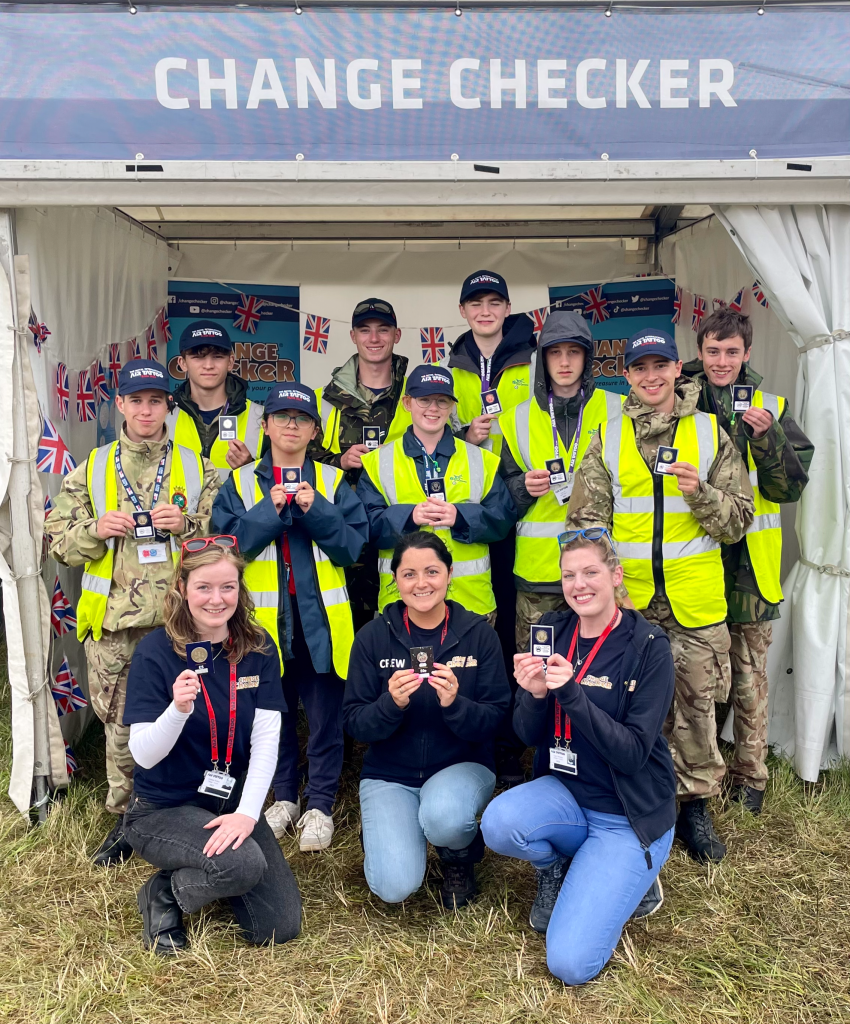 Change Checker LIVE Coronation 50p Swap RIAT 2023