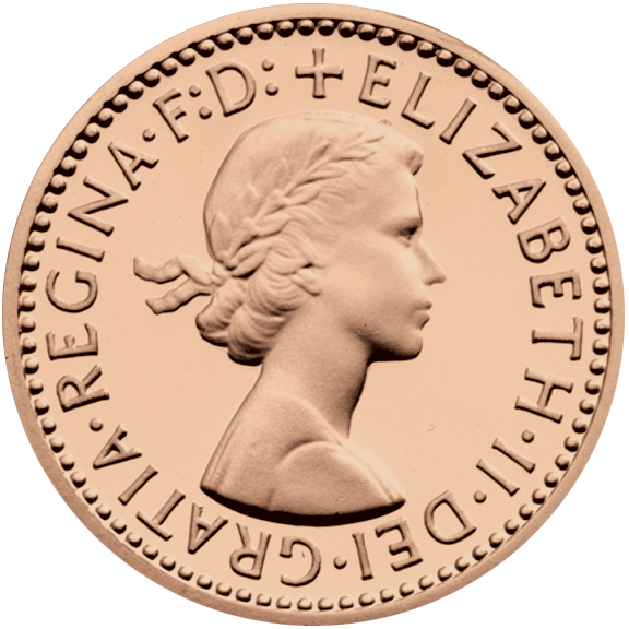 Queen Elizabeth II coin obverse design by Mary Gillick