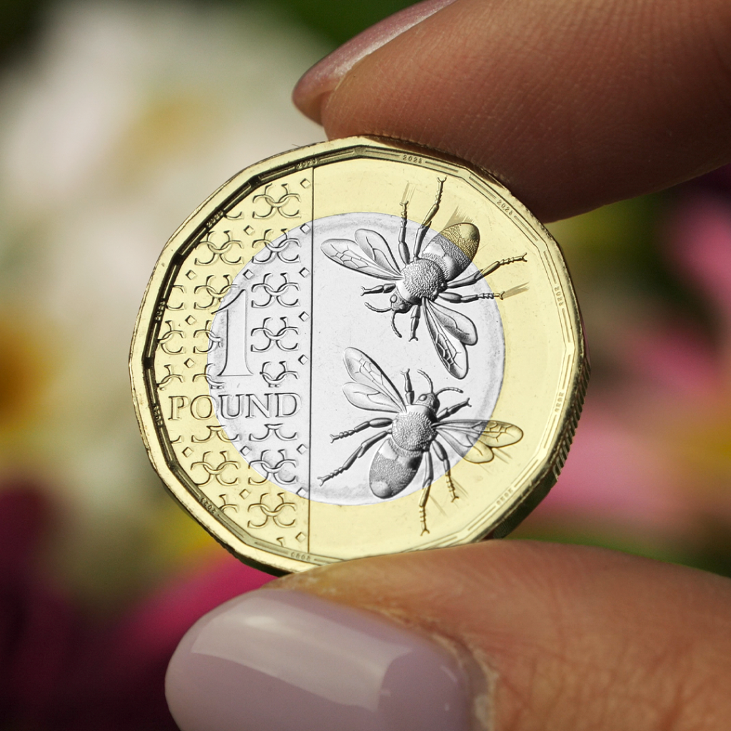 2023 Bee £1 coin