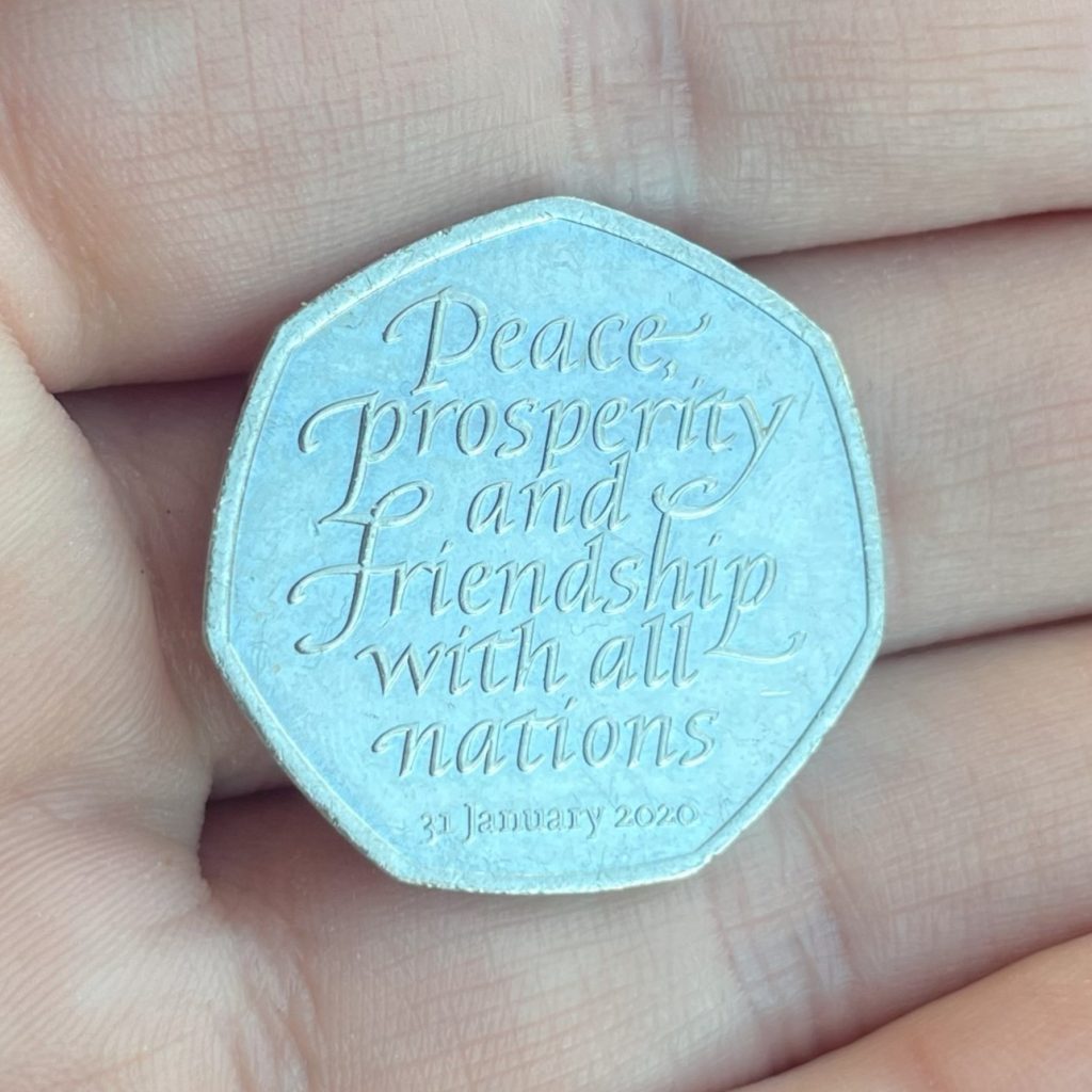 2020 Brexit 50p