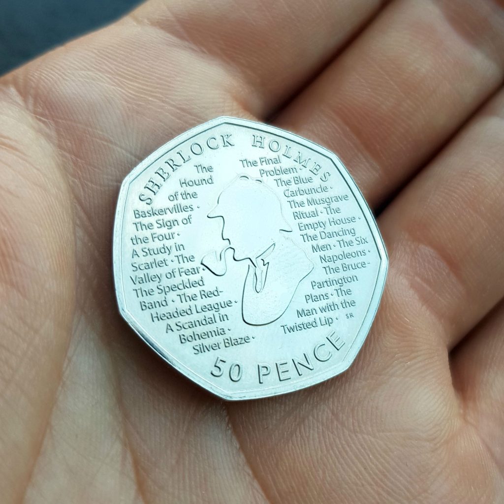 2019 Sir Arthur Conan Doyle 50p