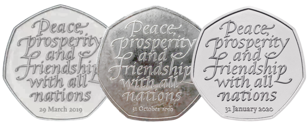 Three Brexit 50ps