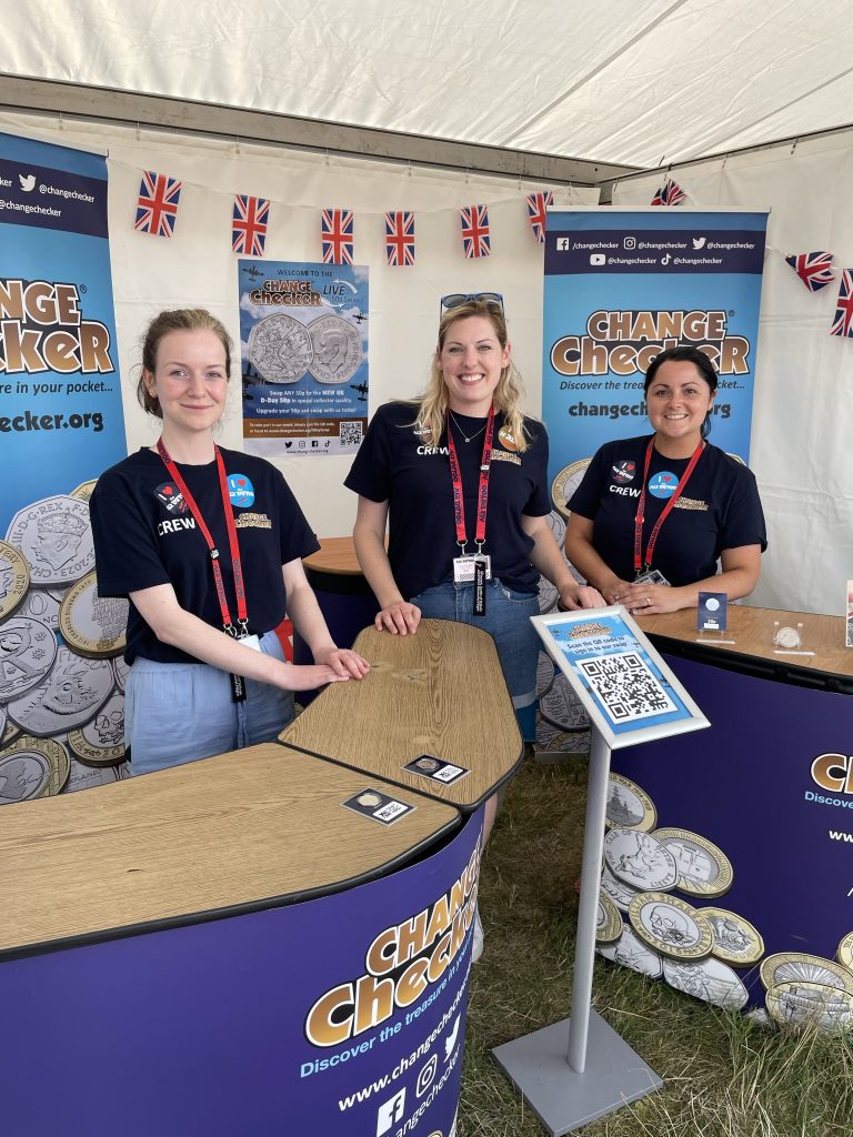 Change Checker LIVE D-Day 50p Swap at RIAT 2024