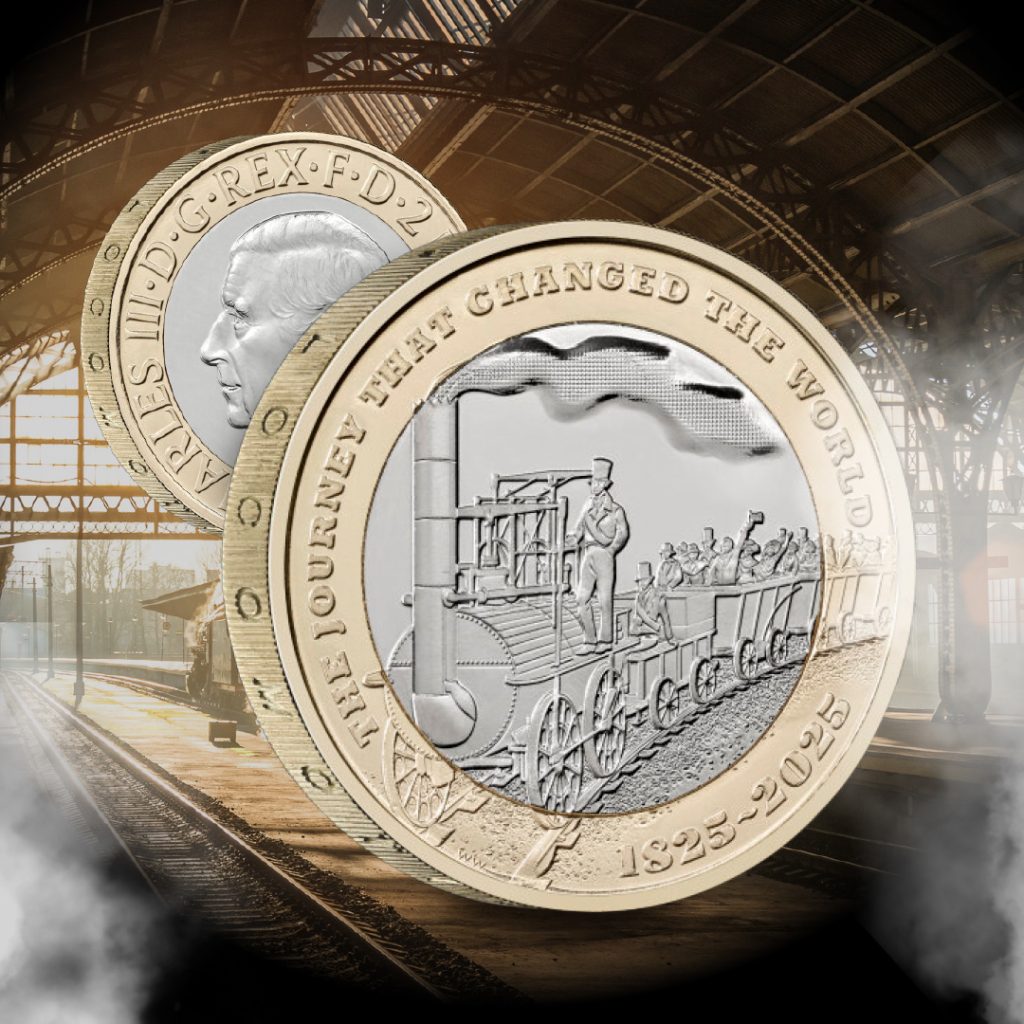 2025 UK 200 Years of the Modern Railway £2