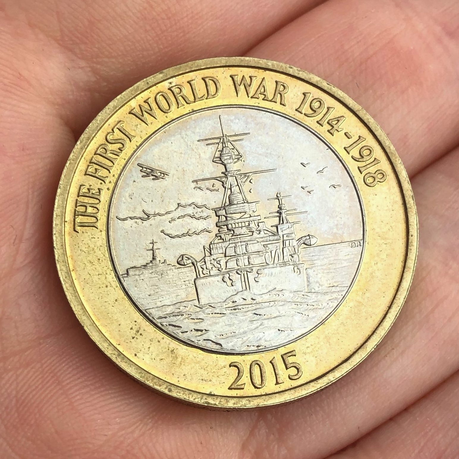2015 First World War Navy £2 Coin